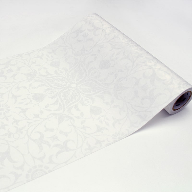 mt CASA Morris&Co. Pure Net Ceiling Embroidery Paper White