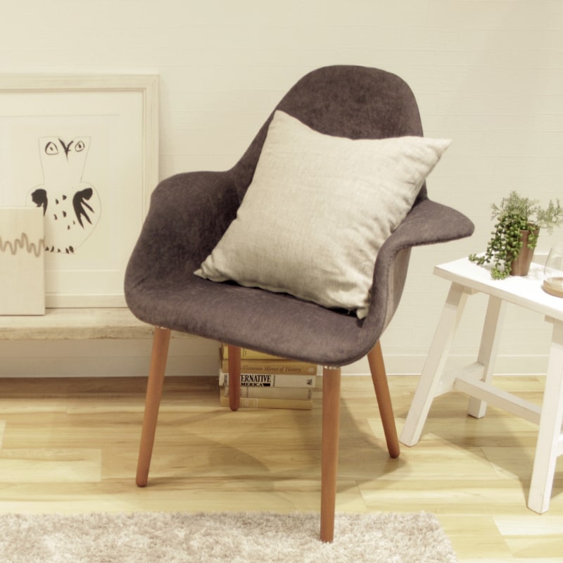 アッシュリネン　クッションカバー