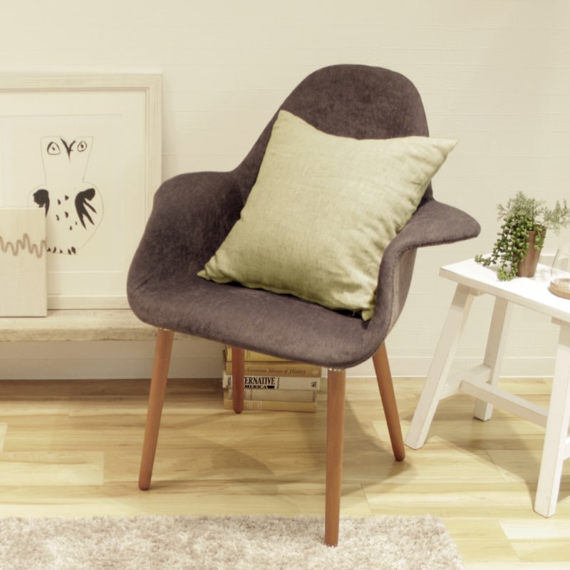 アッシュリネン　クッションカバー