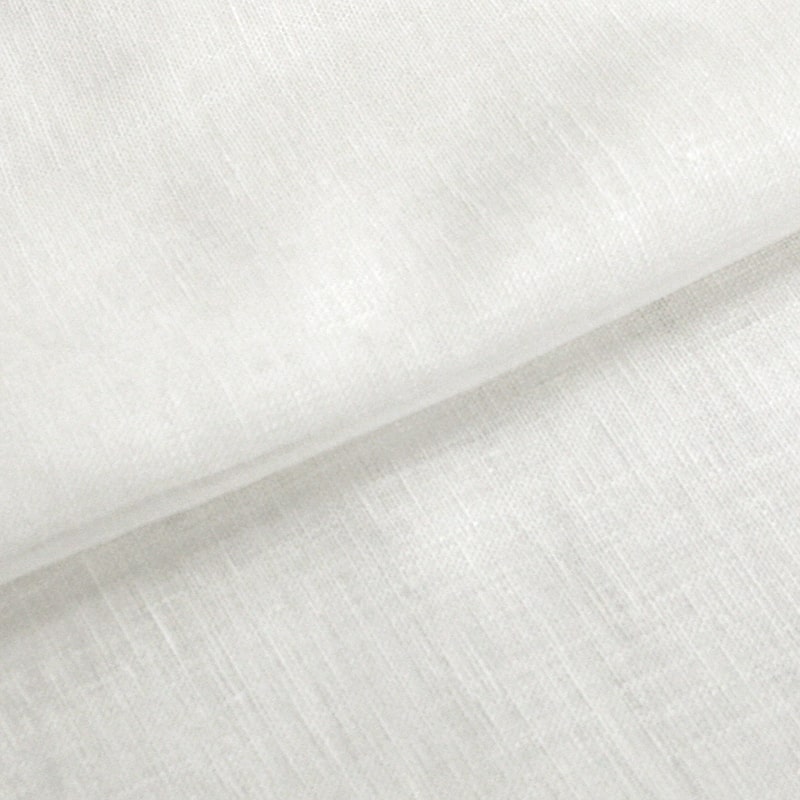 スルースリネン　ホワイト　生地サンプル