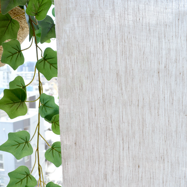 近江麻ラミー高級ワイシャツ生地カーテン 近江の麻-オウミノアサ-ラミー ドレープカーテン – WARDROBE sangetsu