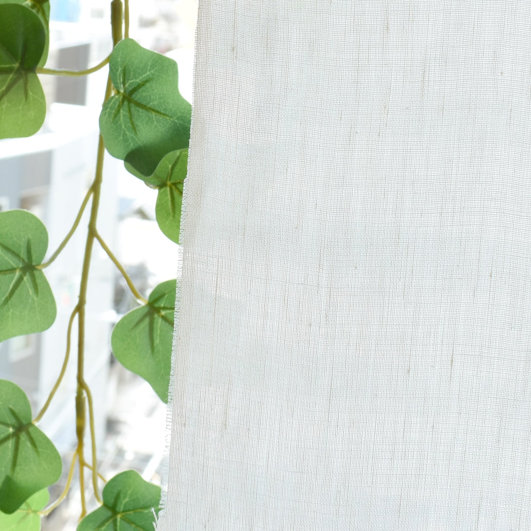 近江麻ラミー高級ワイシャツ生地カーテン 近江麻ラミー高級ワイシャツ生地カーテン 麻カーテン「SHIBORI