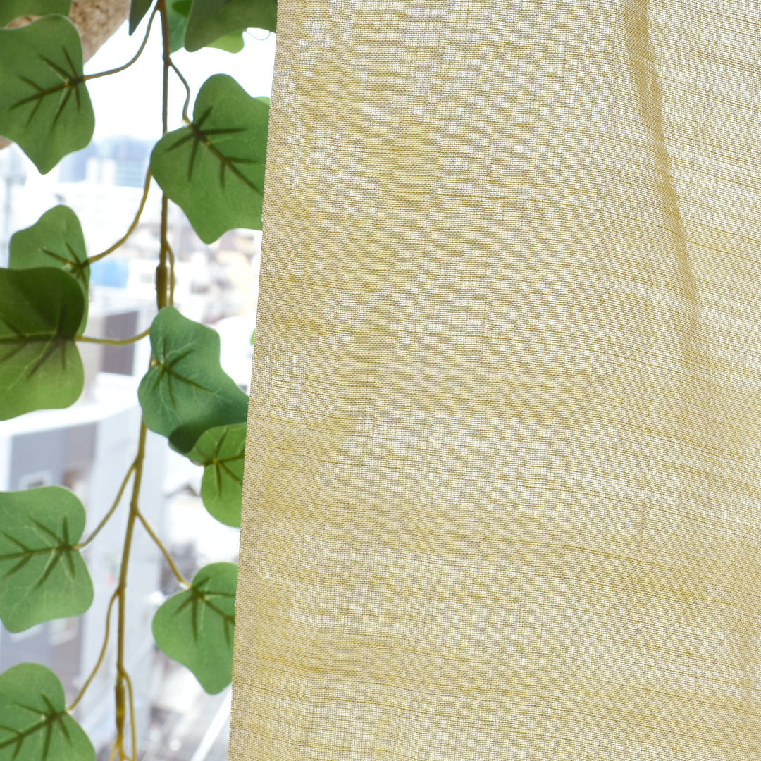 近江の麻-オウミノアサ-ラミー ドレープカーテン – WARDROBE