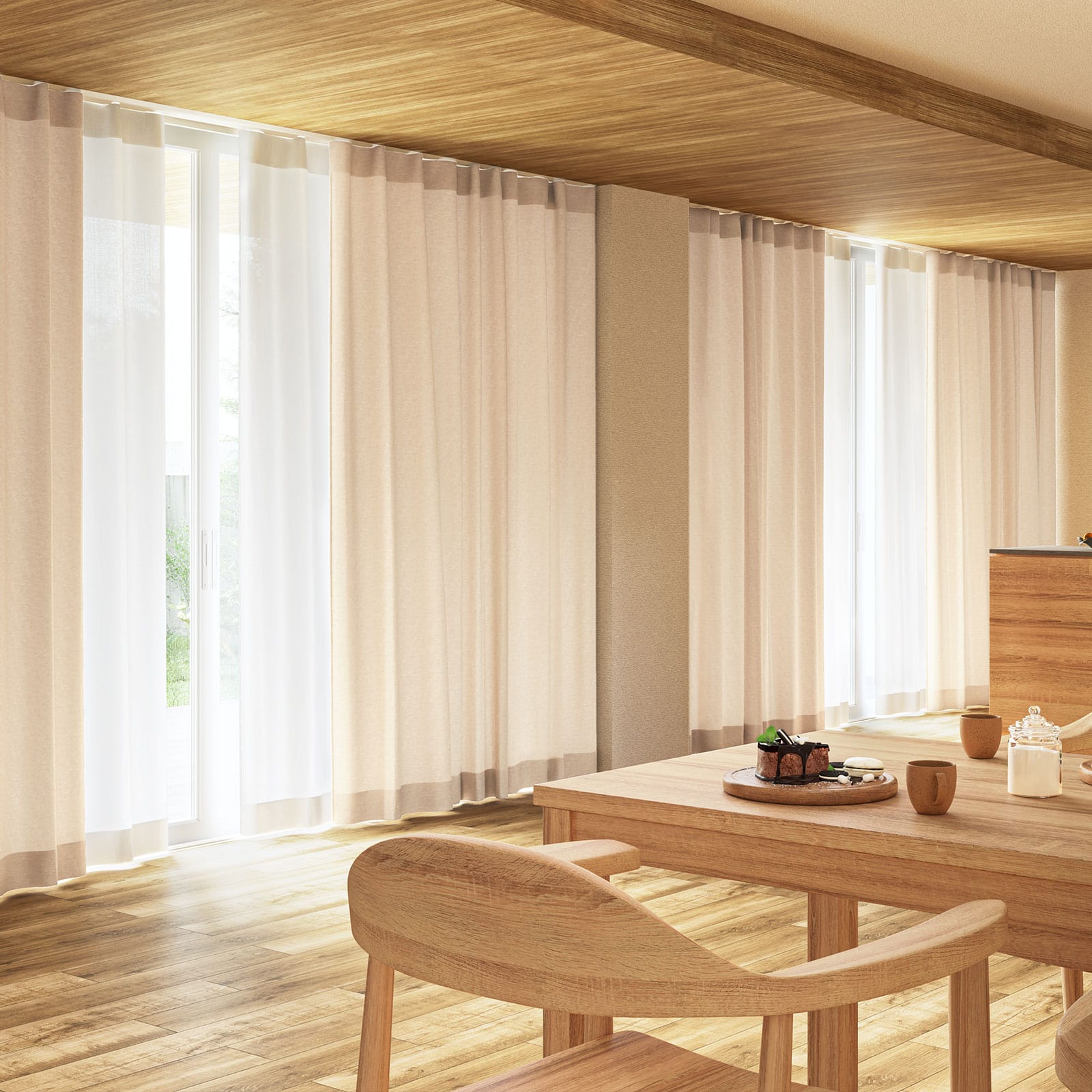 ヒナリ　ドレープカーテン