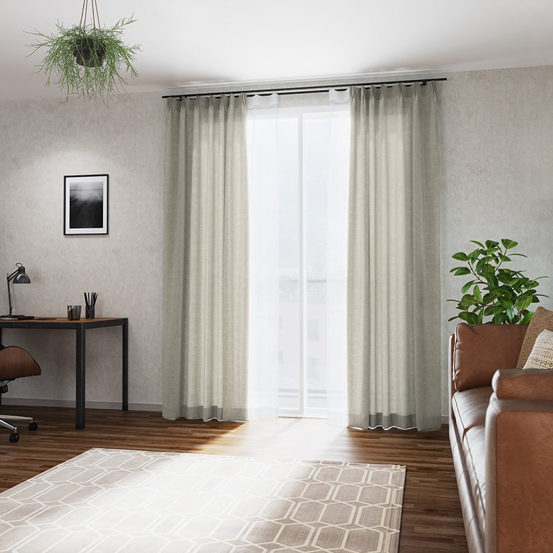 リネンライクナチュレ ドレープカーテン – WARDROBE sangetsu