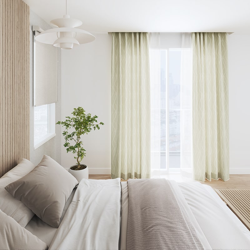 サンゲツ オーダーカーテン レースセット 幅約210cm × 長さ約260cm 5cm単位】オフィス・公共施設・ご住宅に｜サンゲツ 高機能レース