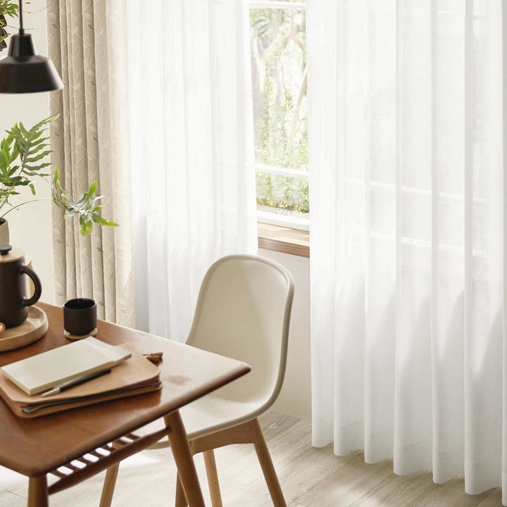 コブラン織カーテン、晒コットンレースカーテン 全てセット コブラン織カーテン、晒コットンレースカーテン 全てセット