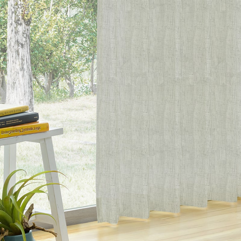 リネンライクシンプル　レースカーテン