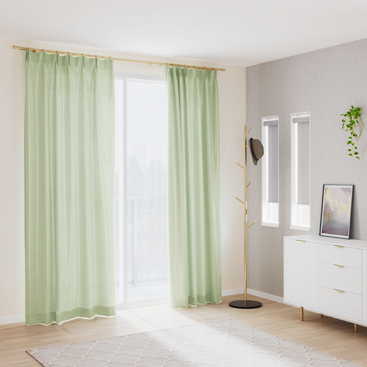 シャイニースムース ライトグリーン 生地サンプル – WARDROBE sangetsu