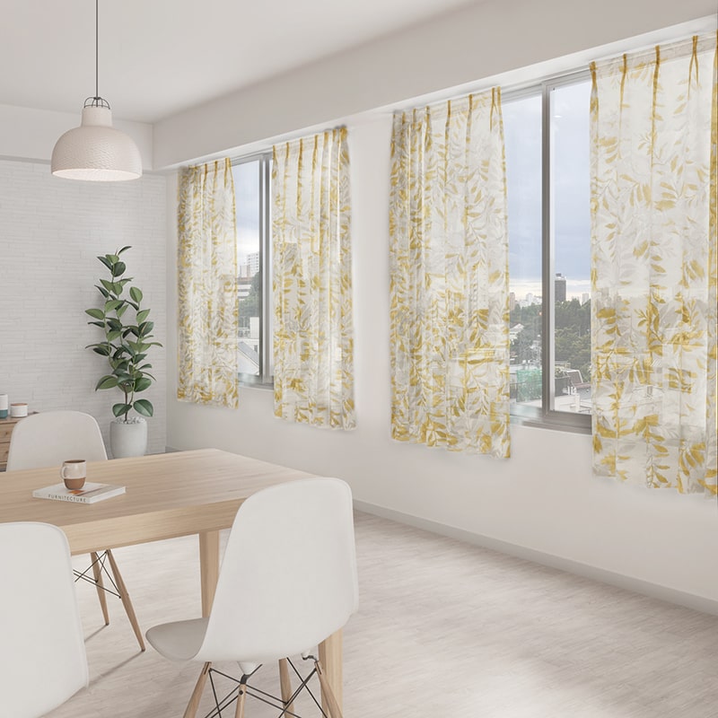 オパールリーフ レースカーテン – WARDROBE sangetsu