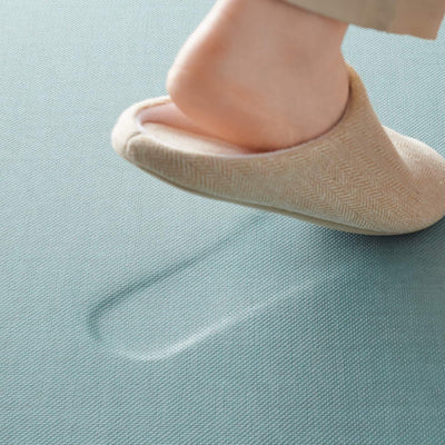 拭けるキッチンマット　ラウンドラティス