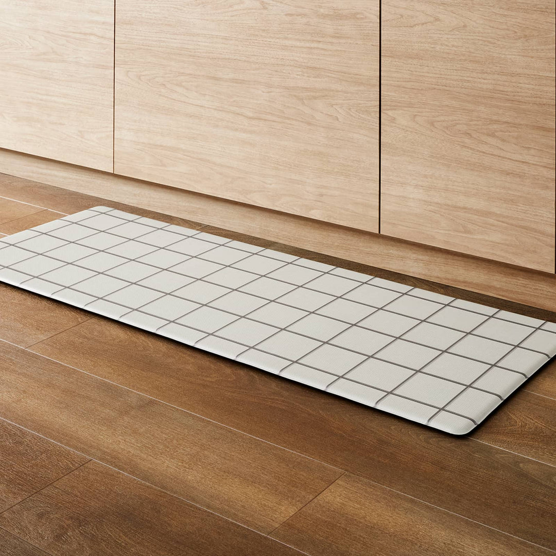 拭けるキッチンマット スキニーグリッド – WARDROBE sangetsu